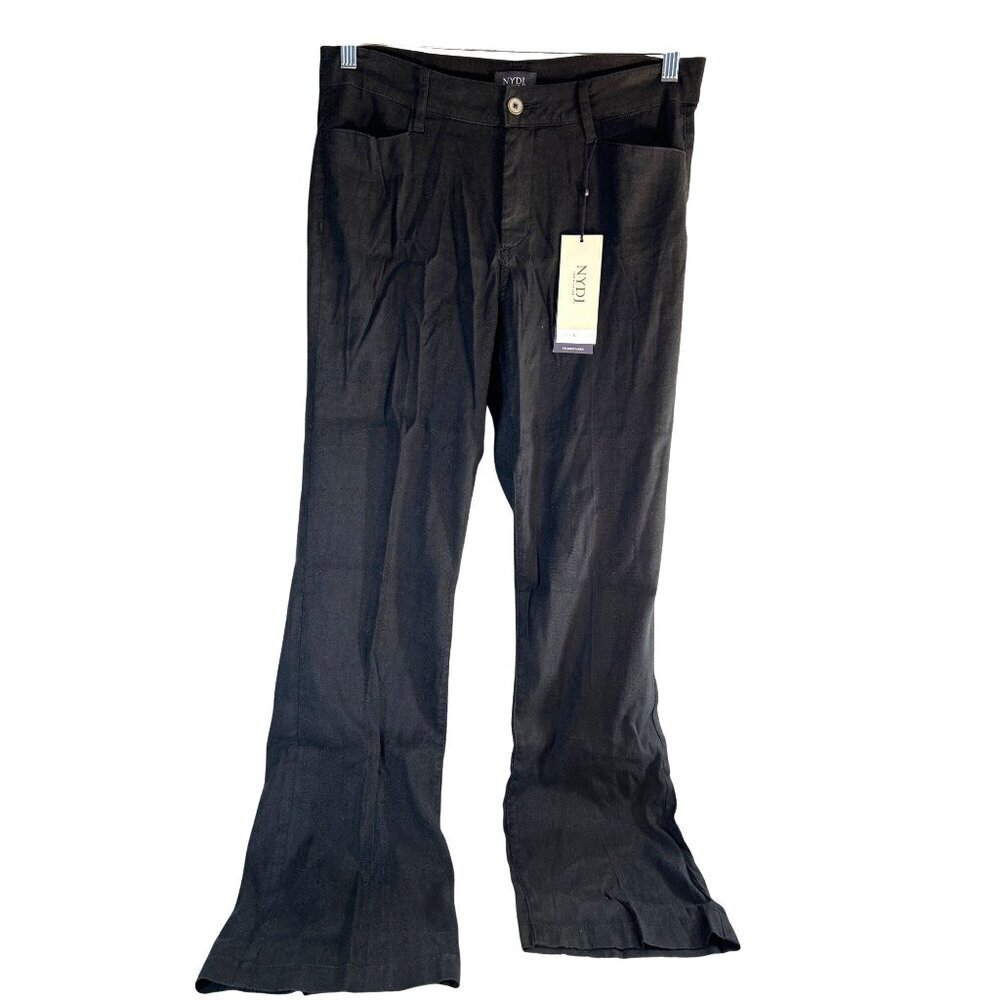 NYDJ Los Angeles Womens Jeans Sliming Fit Career Black Size 8 NWT